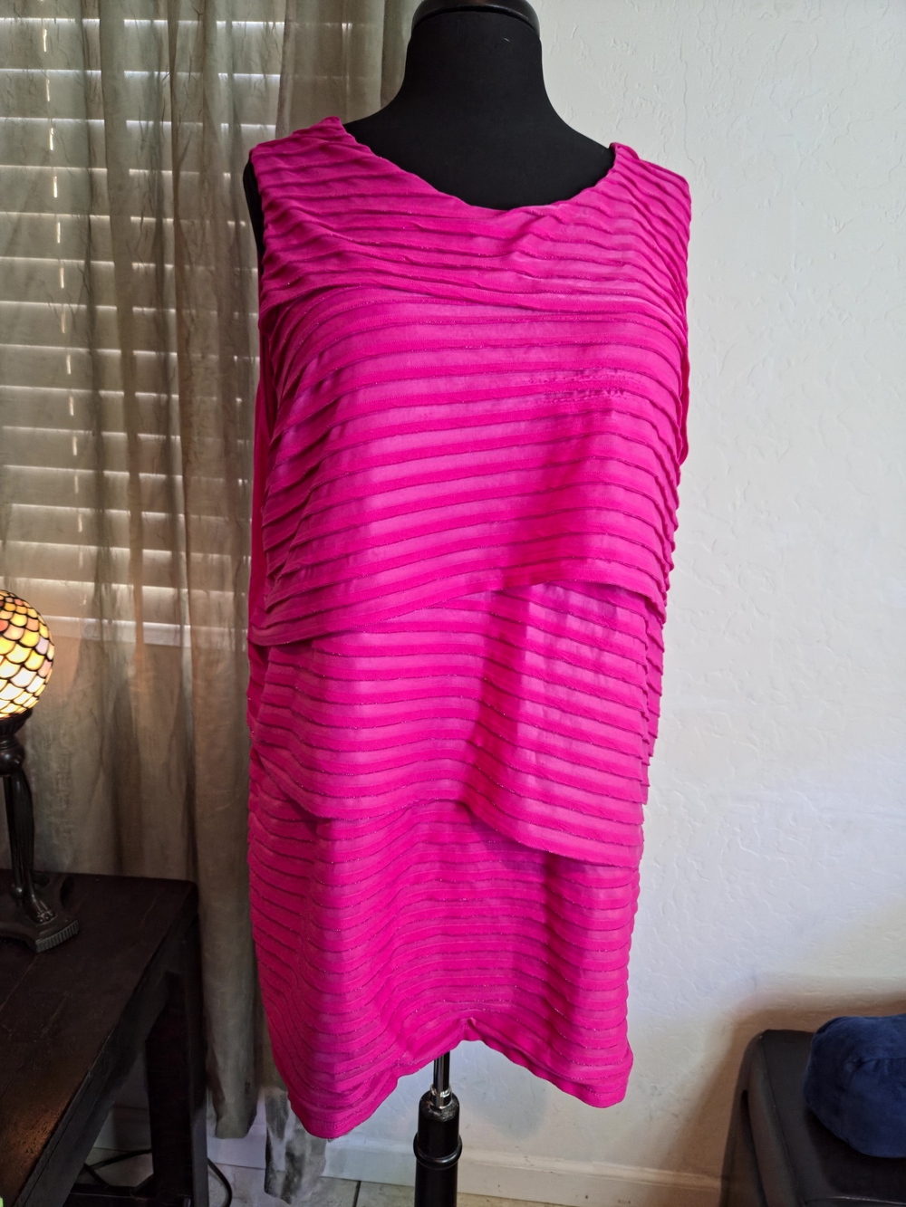 Avenue Hot Pink Women's Tank Top #0376